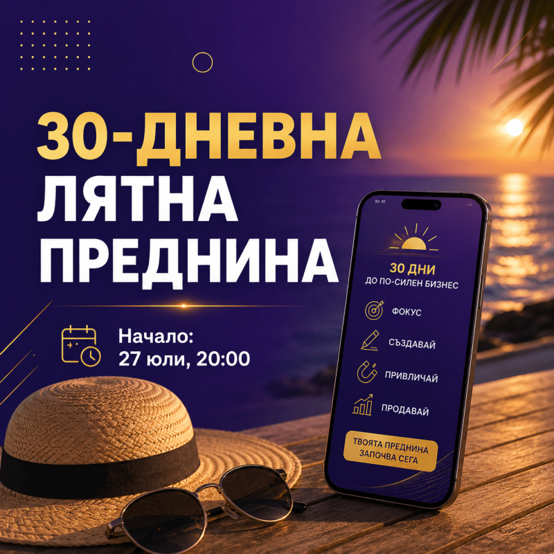30 - дневна лятна преднина
